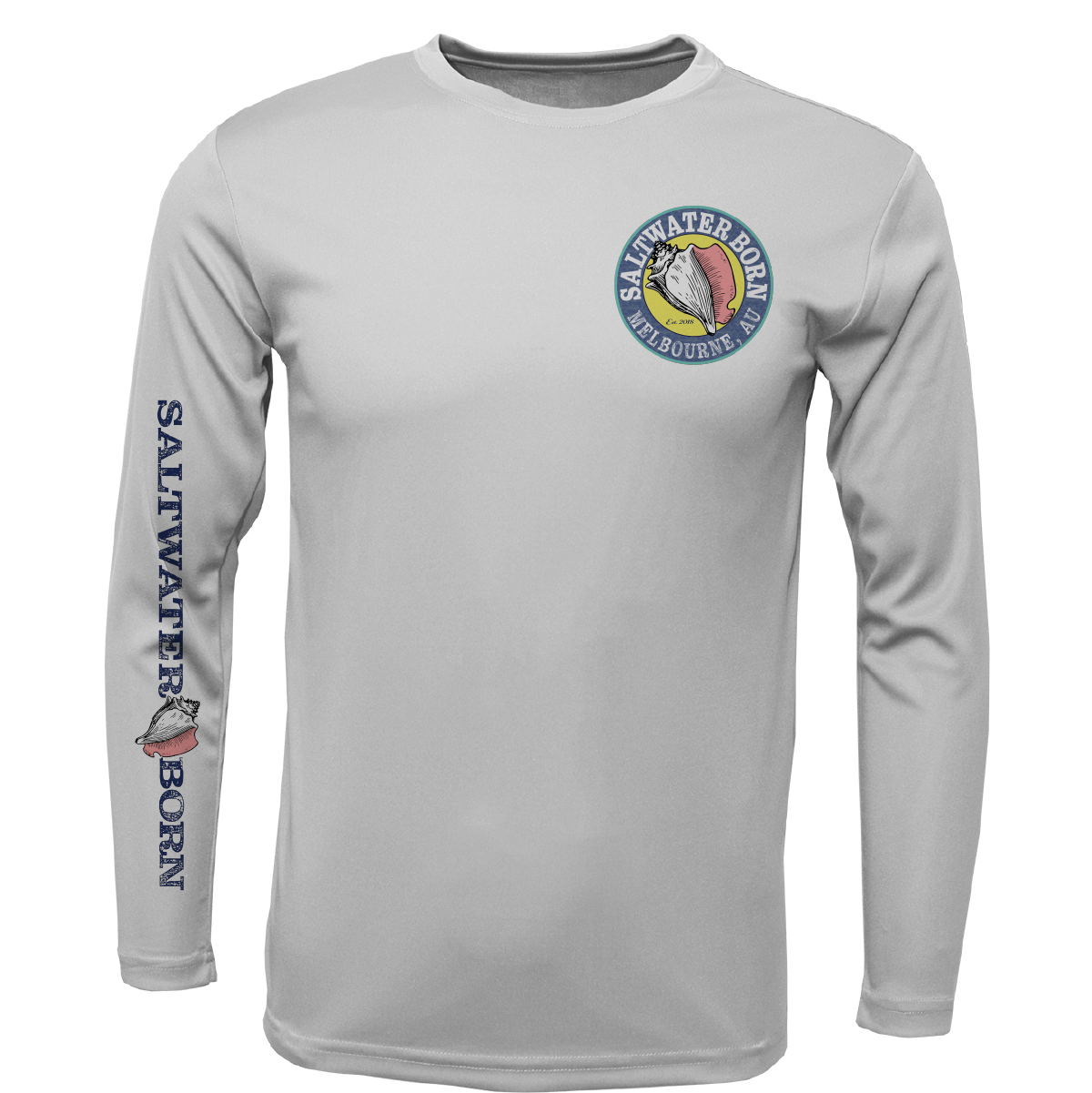 Saltwater Born Melbourne, Australia Kraken Long Sleeve UPF 50+ Dry-Fit Shirt