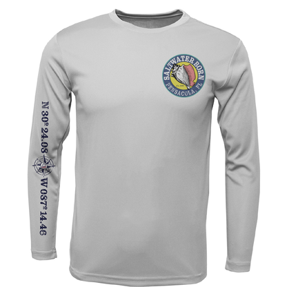 Saltwater Born Pensacola, FL Kraken Long Sleeve UPF 50+ Dry-Fit Shirt