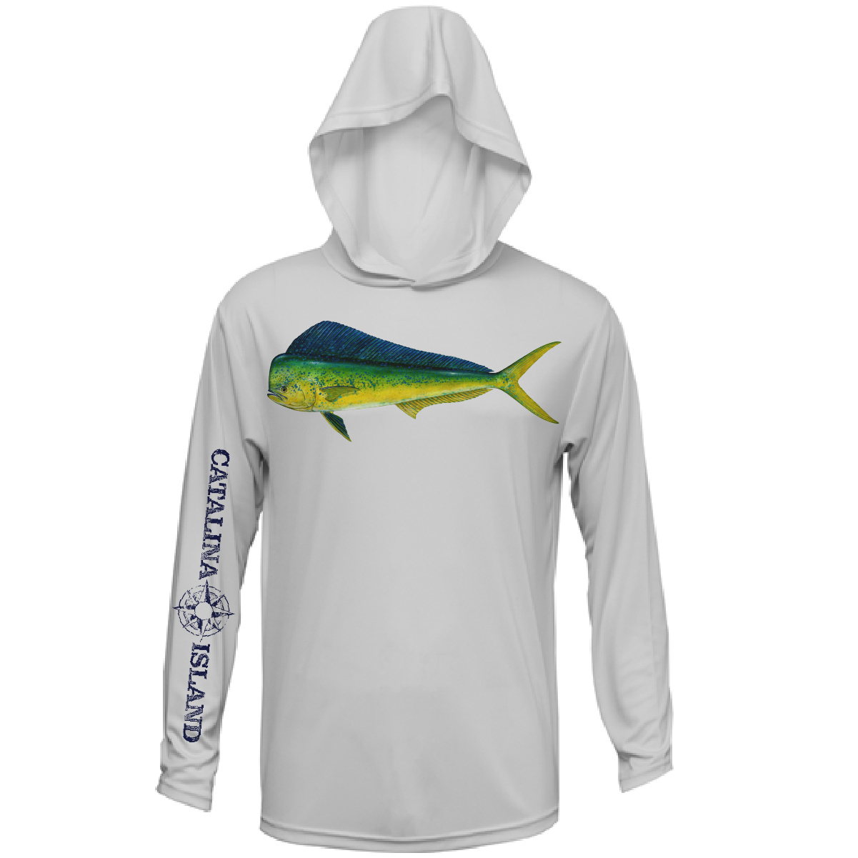 Saltwater Born Catalina Island, CA Dorado Long Sleeve UPF 50+ Dry-Fit Hoodie