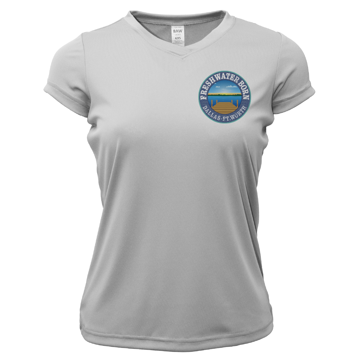 Saltwater Born DFW, TX Freshwater Born "All For Rum and Rum For All" Women's Short Sleeve UPF 50+ Dry-Fit Shirt