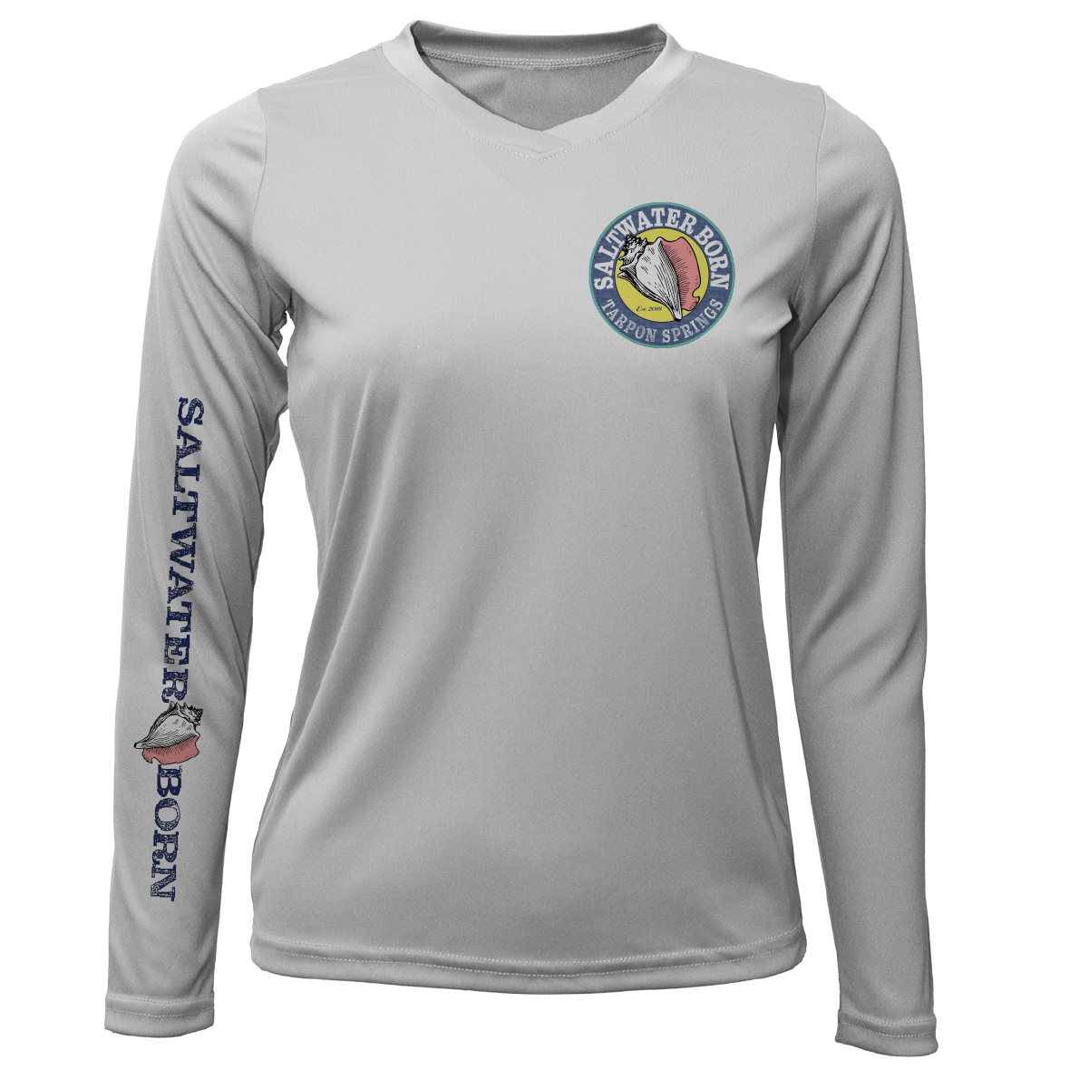 Saltwater Born Tarpon Springs, FL Kraken Women's Long Sleeve UPF 50+ Dry-Fit Shirt