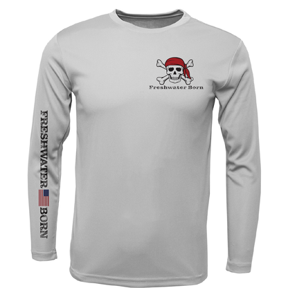 Saltwater Born Freshwater Born "All For Rum and Rum For All" Men's Long Sleeve UPF 50+ Dry-Fit Shirt