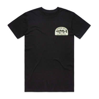 Keepers Only Co. Size Matters Black T-Shirt