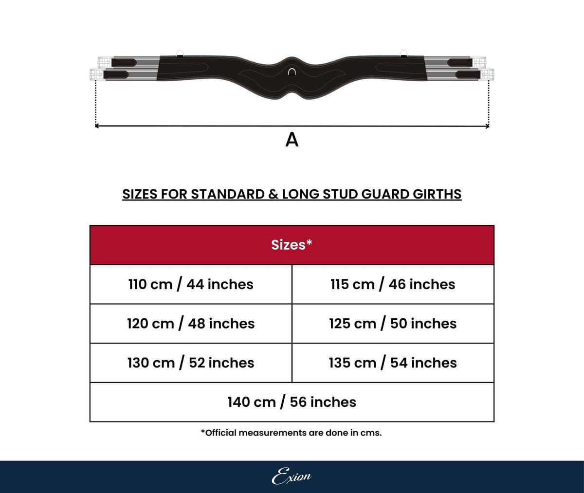 Bridles & Reins ExionPro 'AdaptLine' Wave Over Lay Girth - Matching Elastic