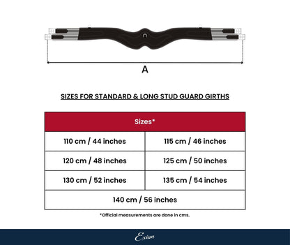 Bridles & Reins ExionPro 'AdaptLine' Wave Over Lay Girth - Matching Elastic