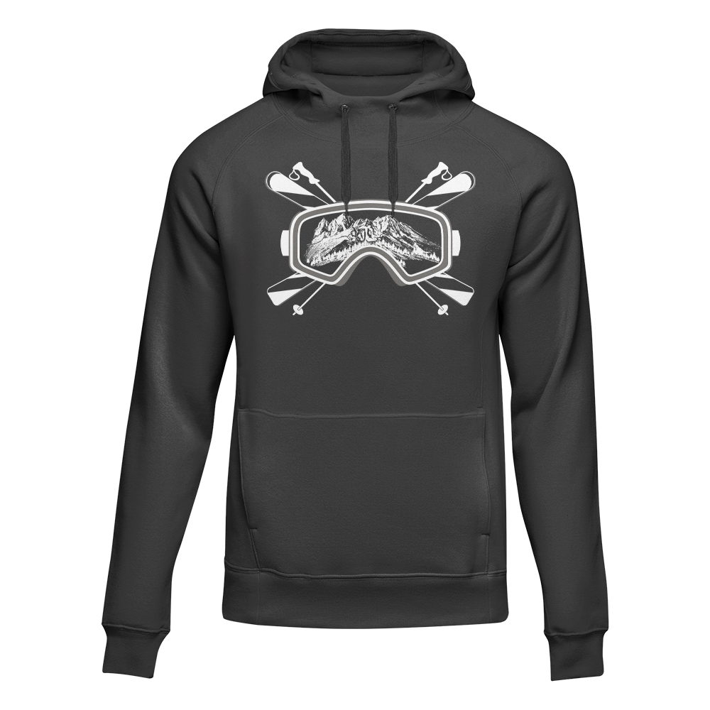 Outdoorzees Ski Goggles Adult Fleece Hoodie