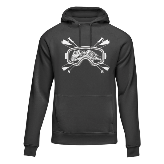 Outdoorzees Ski Goggles Adult Fleece Hoodie