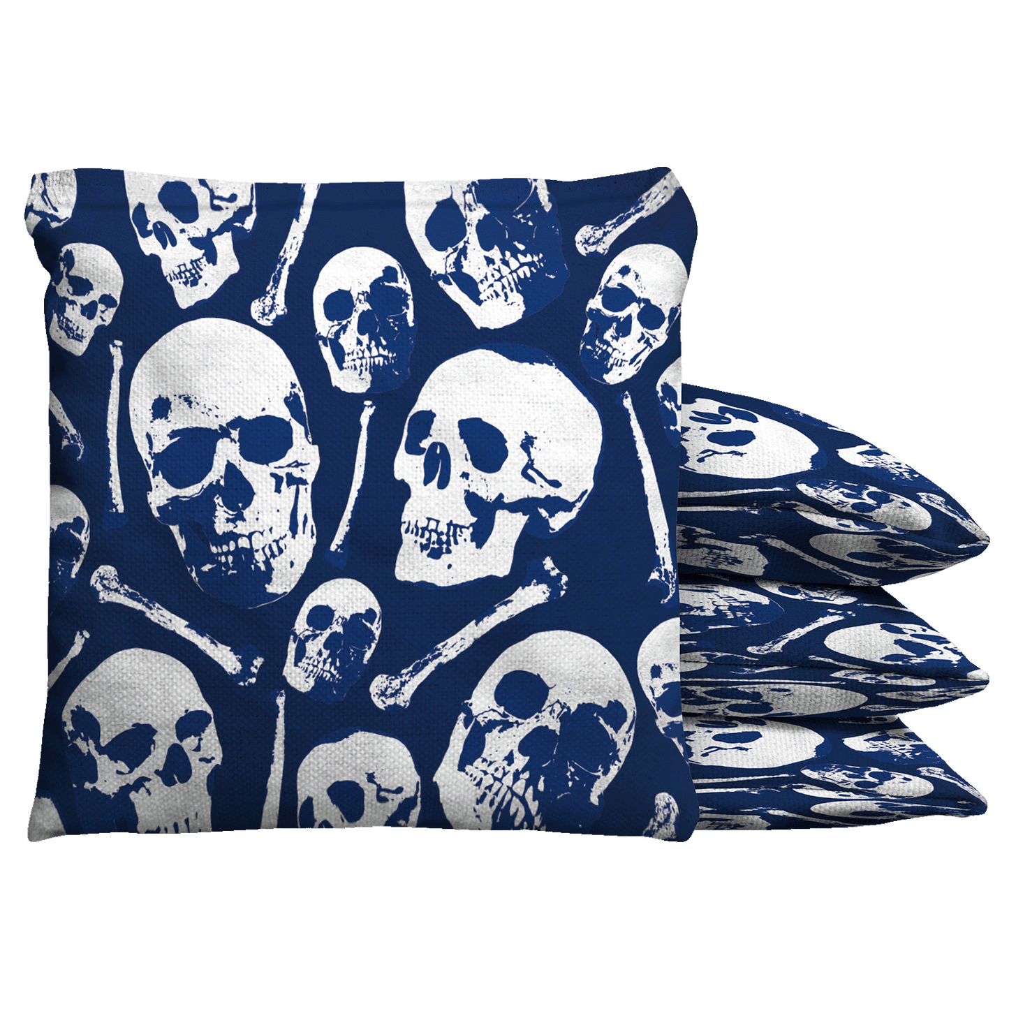 Baggo Skull Pattern Baggo Cornhole Bean Bag Toss Bags (set of 8)