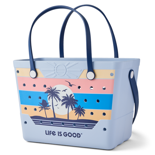 Life is Good Beachcomber Bag Glacier Blue