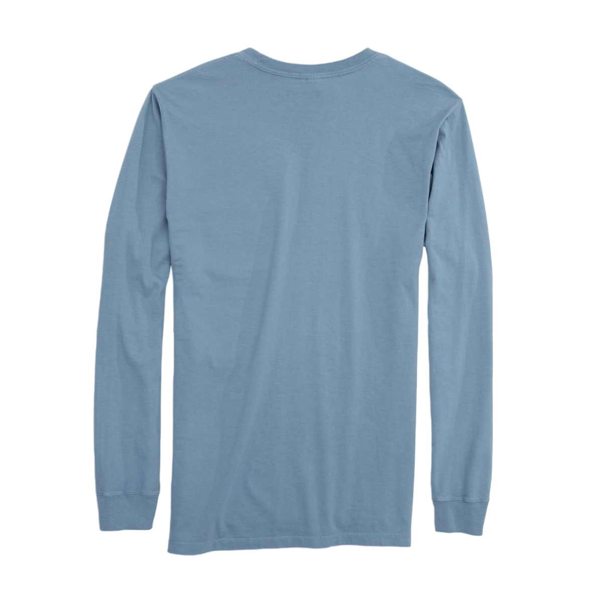 Saltwater Born Men's Linear Logo Cotton Long Sleeve Shirt