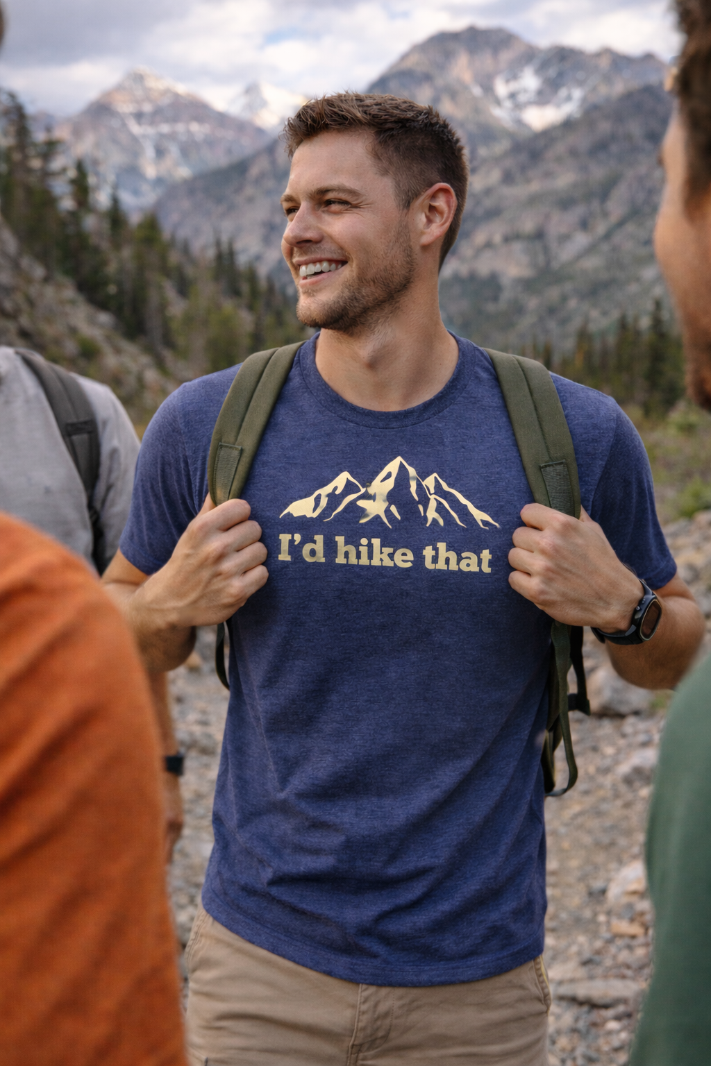 Timpanogos Hiking Co. I'd Hike That Graphic Tee