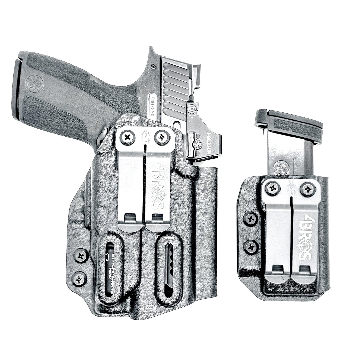 Four Brothers Smith & Wesson M&P Shield X & TLR-7 Sub IWB Holster with Magazine Carrier Combo