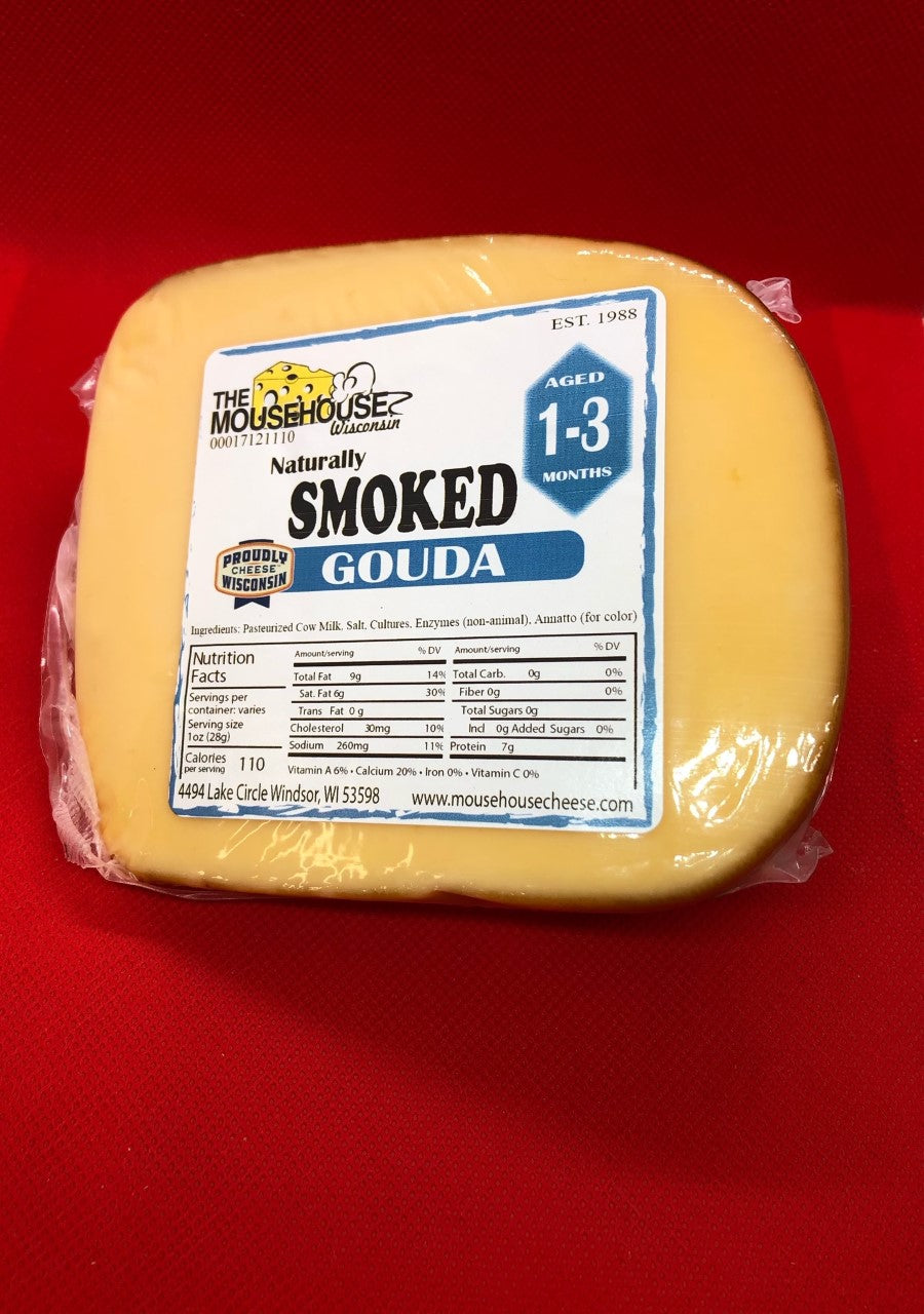 Mousehouse Cheesehaus Smoked Gouda, Approx wt. 12oz