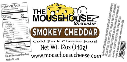 Mousehouse Cheesehaus Smokey Cheddar Spread, 12 oz