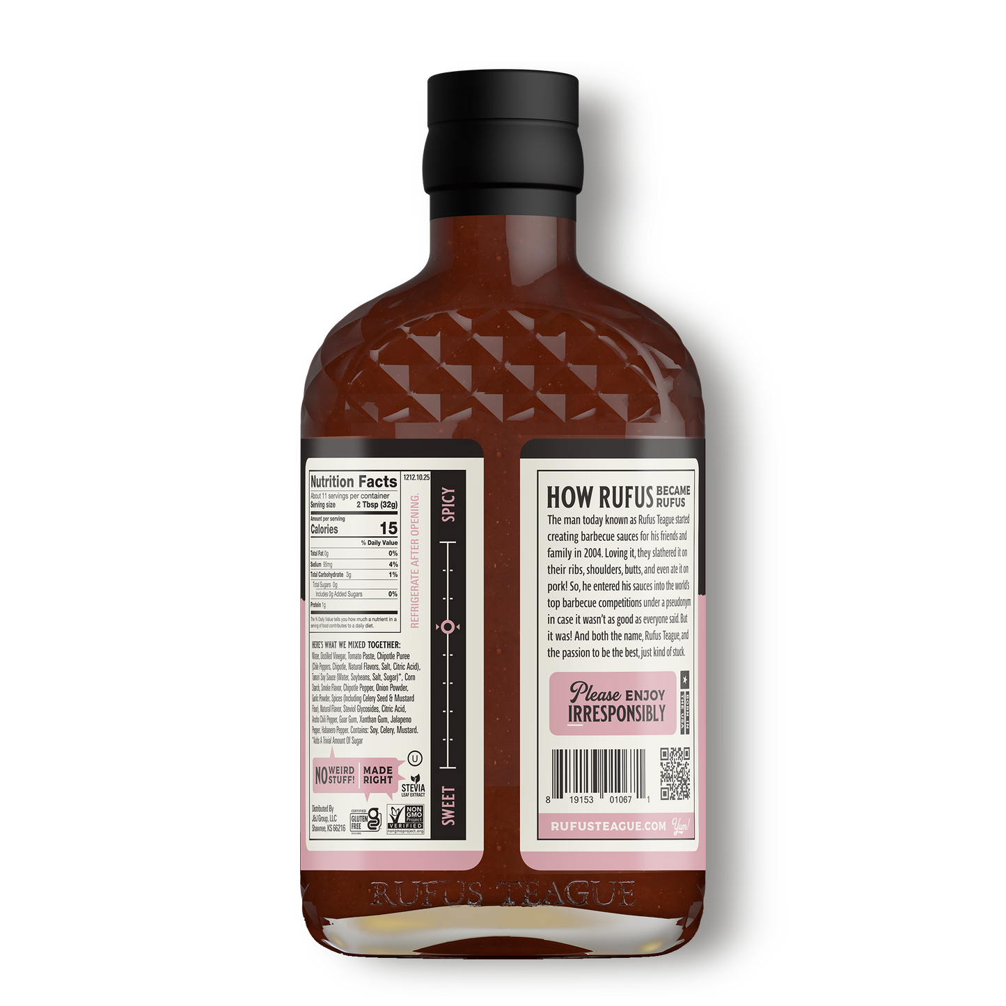 Rufus Teague SMOKE 'N CHIPOTLE - Sugar Free