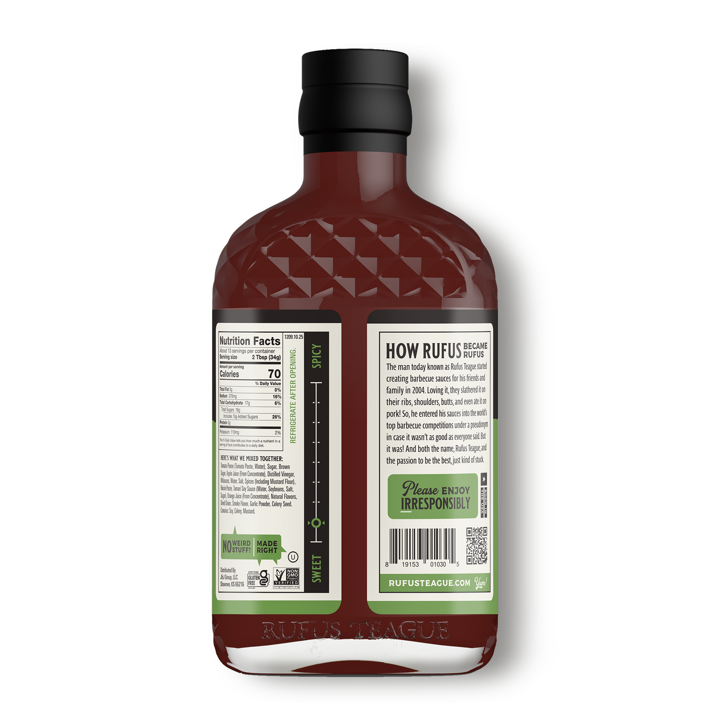 Rufus Teague SMOKY APPLE BBQ SAUCE