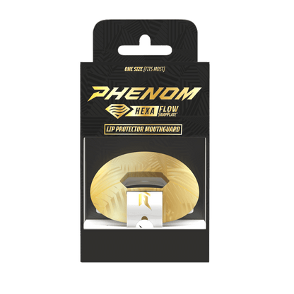 Phenom Elite HexaFlow 4.0 SnapPlate™ Mouthguard - White Gold Rush