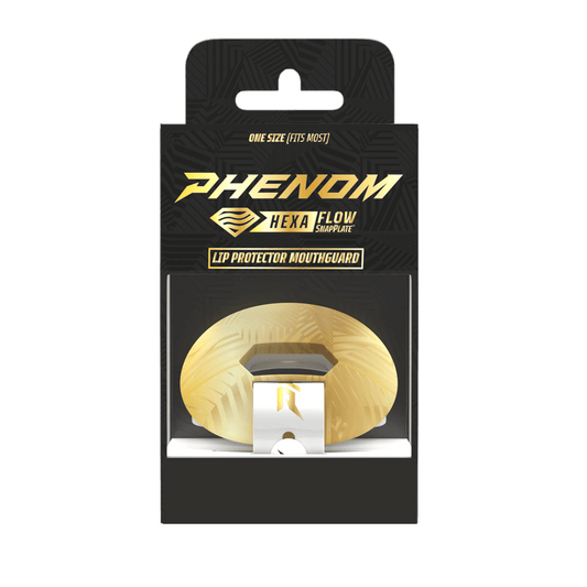 Phenom Elite HexaFlow 4.0 SnapPlate™ Mouthguard - White Gold Rush