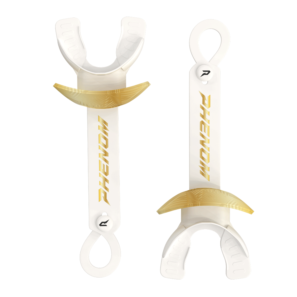 Phenom Elite HexaFlow 4.0 SnapPlate™ Mouthguard - White Gold Rush