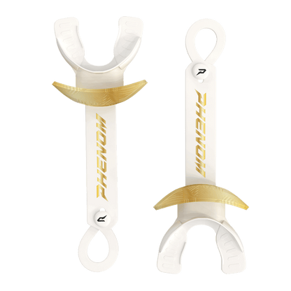 Phenom Elite HexaFlow 4.0 SnapPlate™ Mouthguard - White Gold Rush