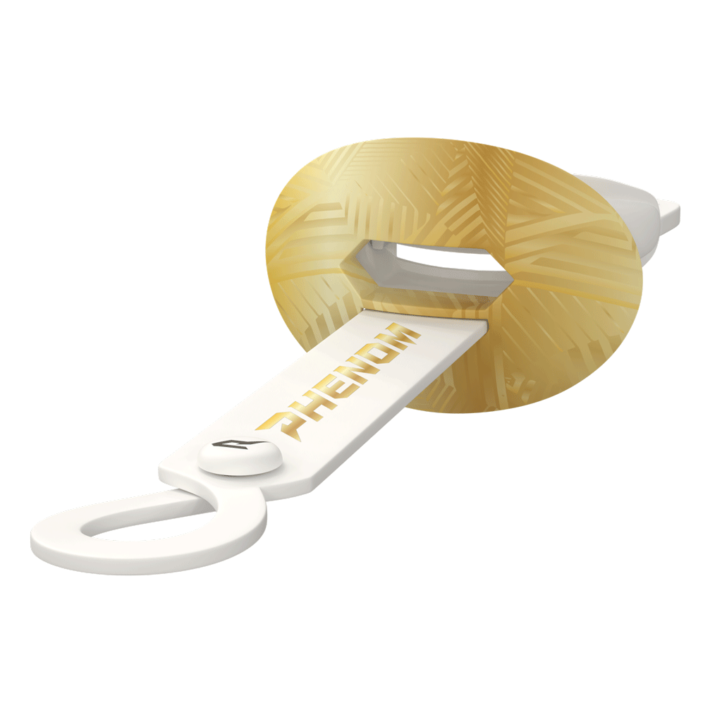 Phenom Elite HexaFlow 4.0 SnapPlate™ Mouthguard - White Gold Rush
