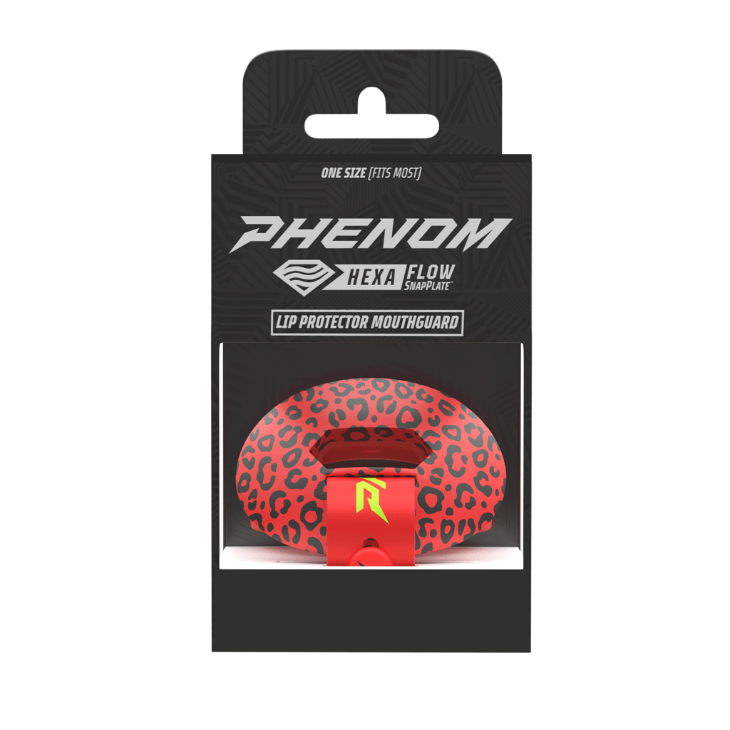 Phenom Elite HexaFlow 4.0 SnapPlate™ Mouthguard - Red Leopard