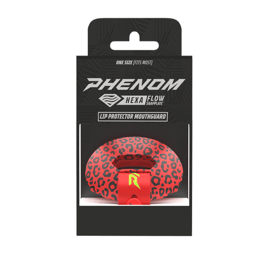 Phenom Elite HexaFlow 4.0 SnapPlate™ Mouthguard - Red Leopard