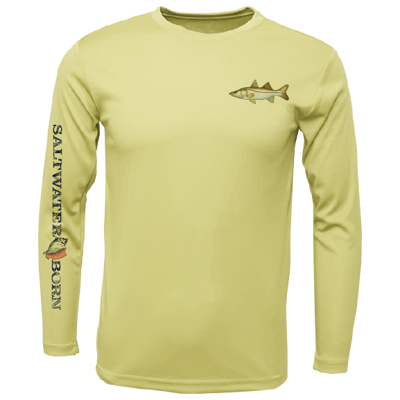 Snook on Chest Long Sleeve UPF 50+ Dry-Fit Shirt