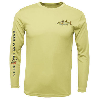 Snook on Chest Long Sleeve UPF 50+ Dry-Fit Shirt