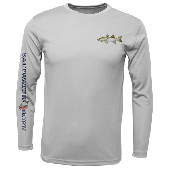 SK Snook on Chest Long Sleeve UPF 50+ Dry-Fit Shirt