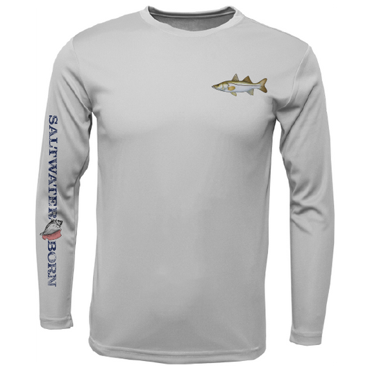 SK Snook on Chest Long Sleeve UPF 50+ Dry-Fit Shirt