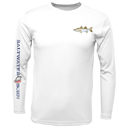 Snook on Chest Long Sleeve UPF 50+ Dry-Fit Shirt