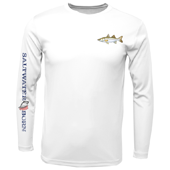 SK Snook on Chest Long Sleeve UPF 50+ Dry-Fit Shirt