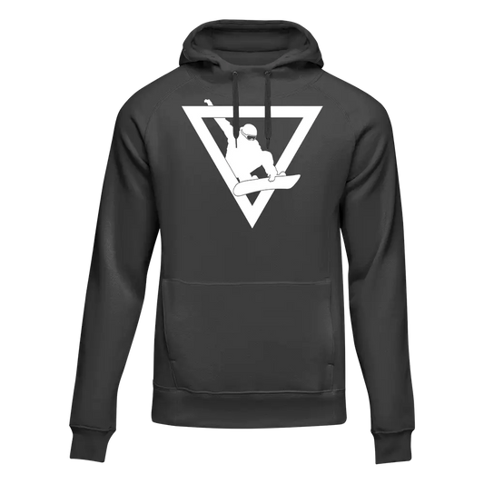 Outdoorzees Snowboarder Geometry Adult Fleece Hoodie