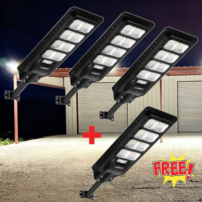 Langy Solar Lights 200W All in one solar Parking Lot Lights -25,000 lumens