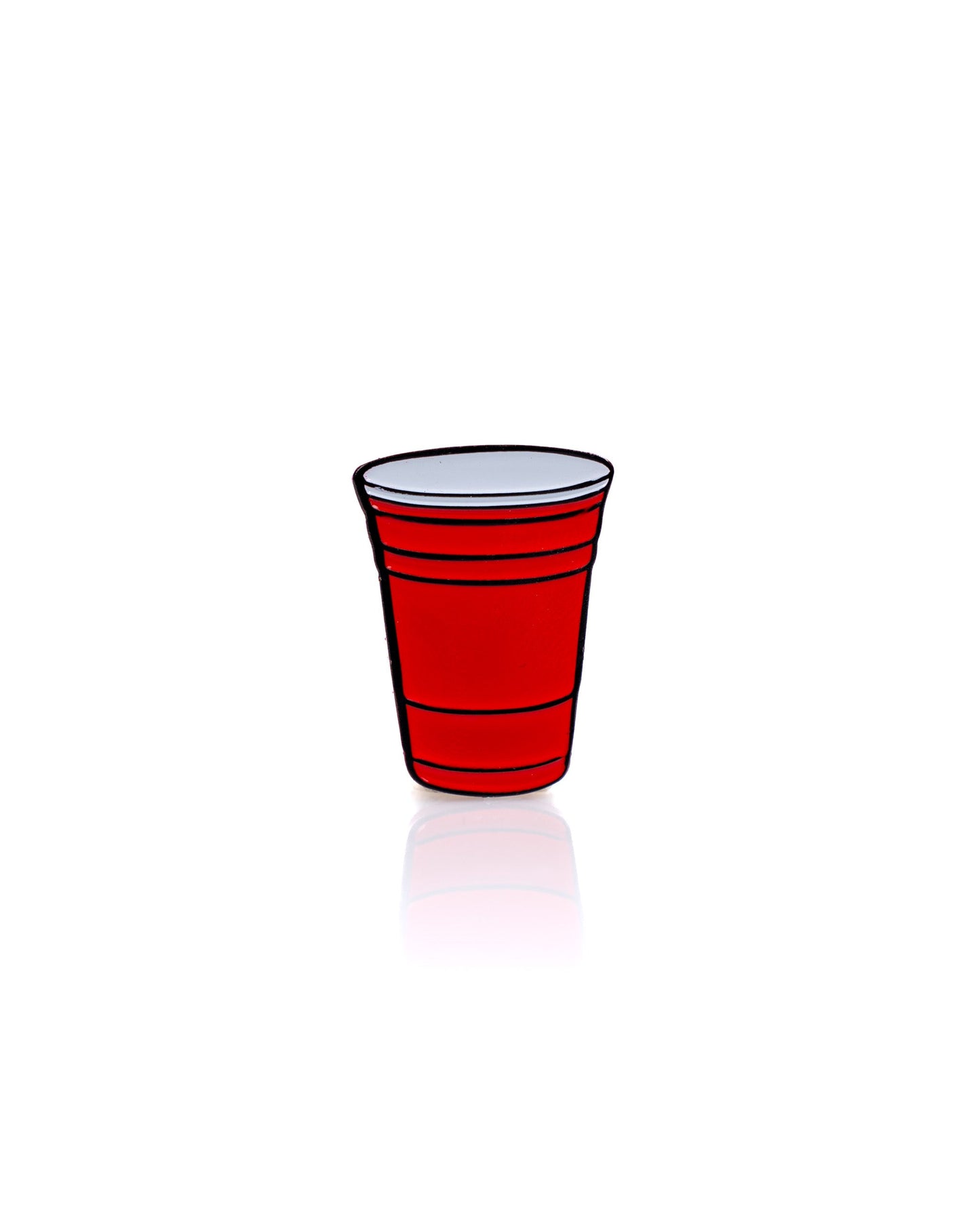 Pins and Aces Red Party Cup Ball Marker