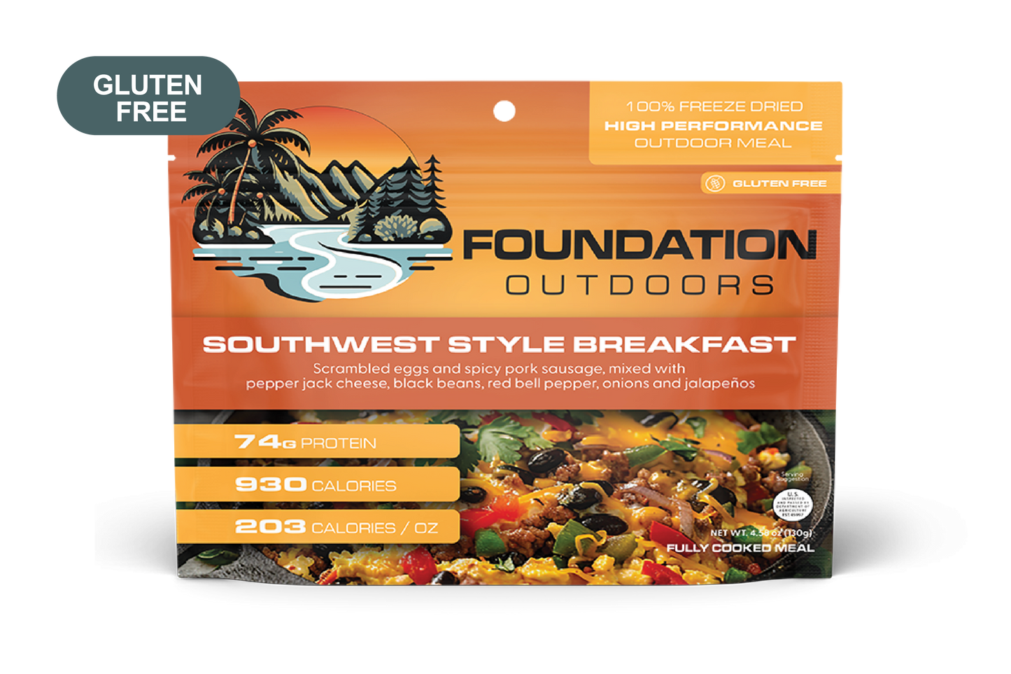 Foundation Outdoors Southwest Style Breakfast Meal