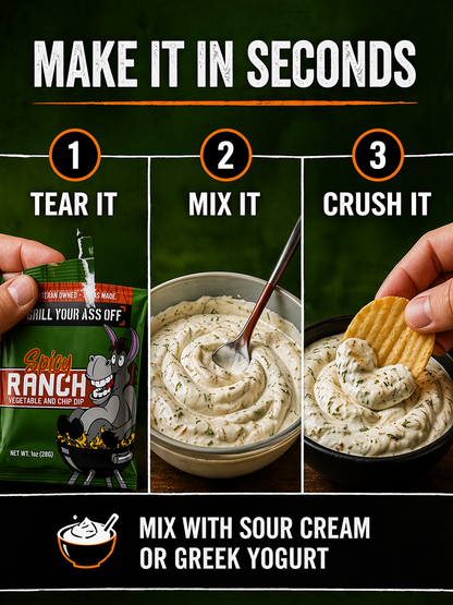Grill Your Ass Off Spicy Ranch Dip