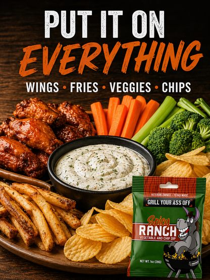 Grill Your Ass Off Spicy Ranch Dip