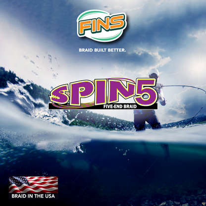 FINS Fishing Spin5 Fishing Braid