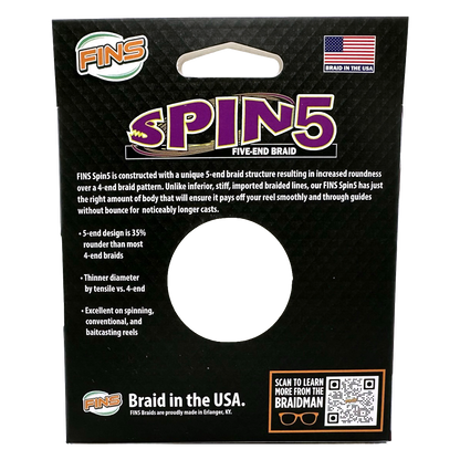FINS Fishing Spin5 Fishing Braid