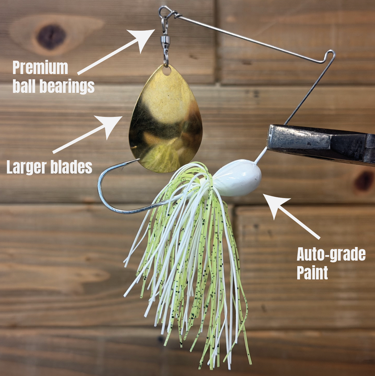 Vicious Spinnerbait - Single Colorado Blade