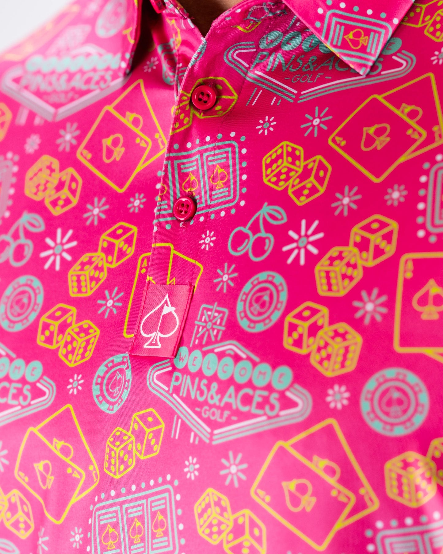 Pins and Aces Big Ace Fuchsia