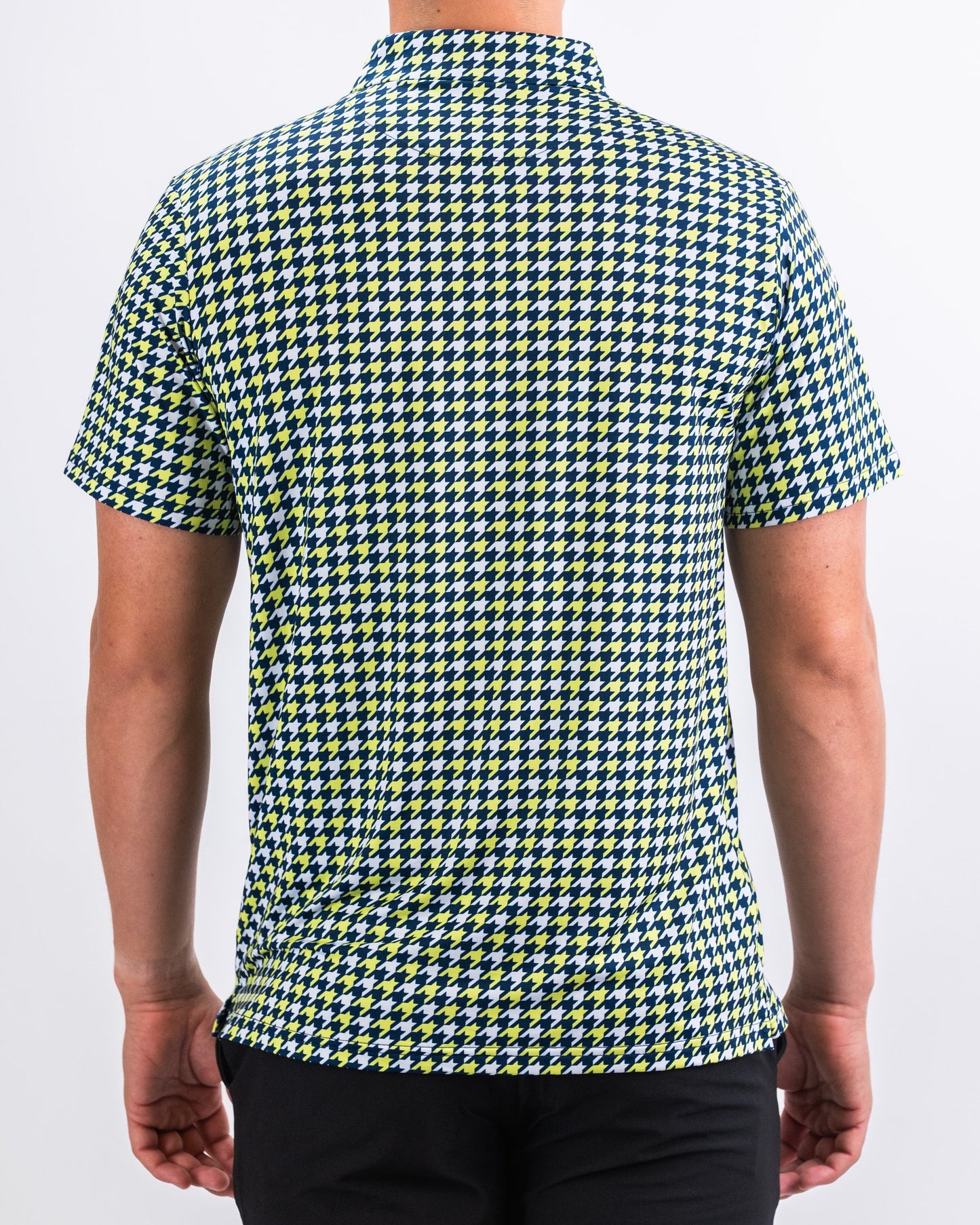 Pins and Aces Houndstooth Lime