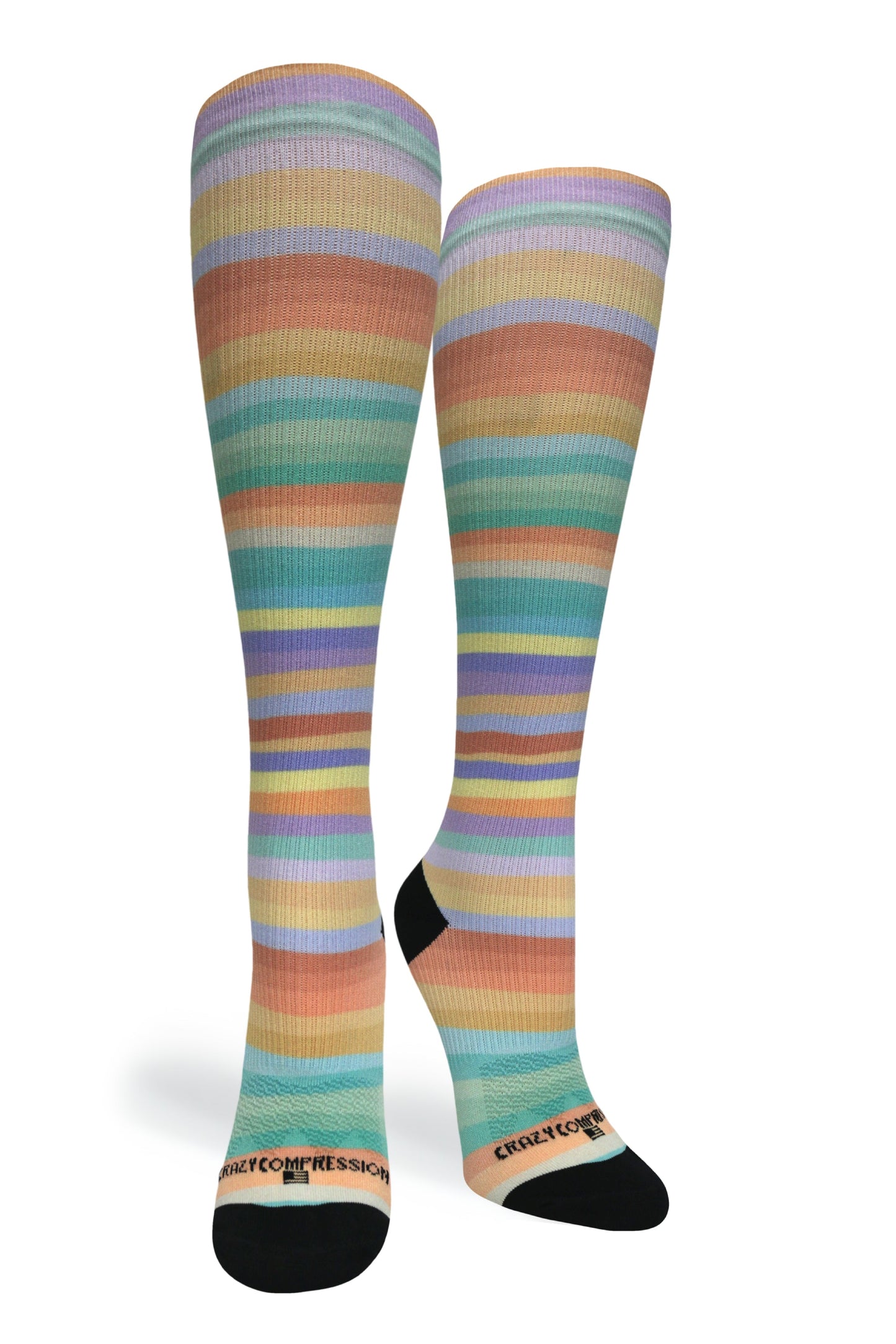 Crazy Compression Spring Stripes - (Standard & Extra Wide)
