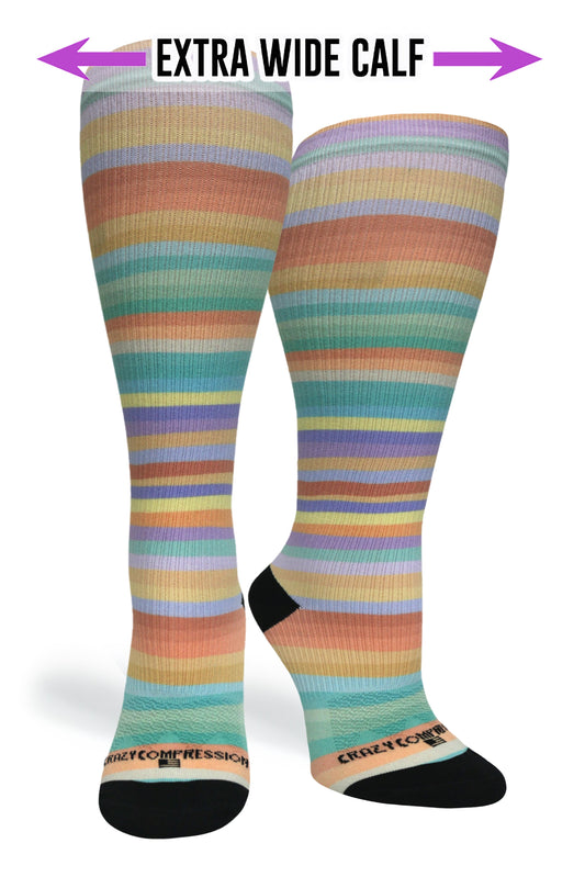 Crazy Compression Spring Stripes - (Standard & Extra Wide)