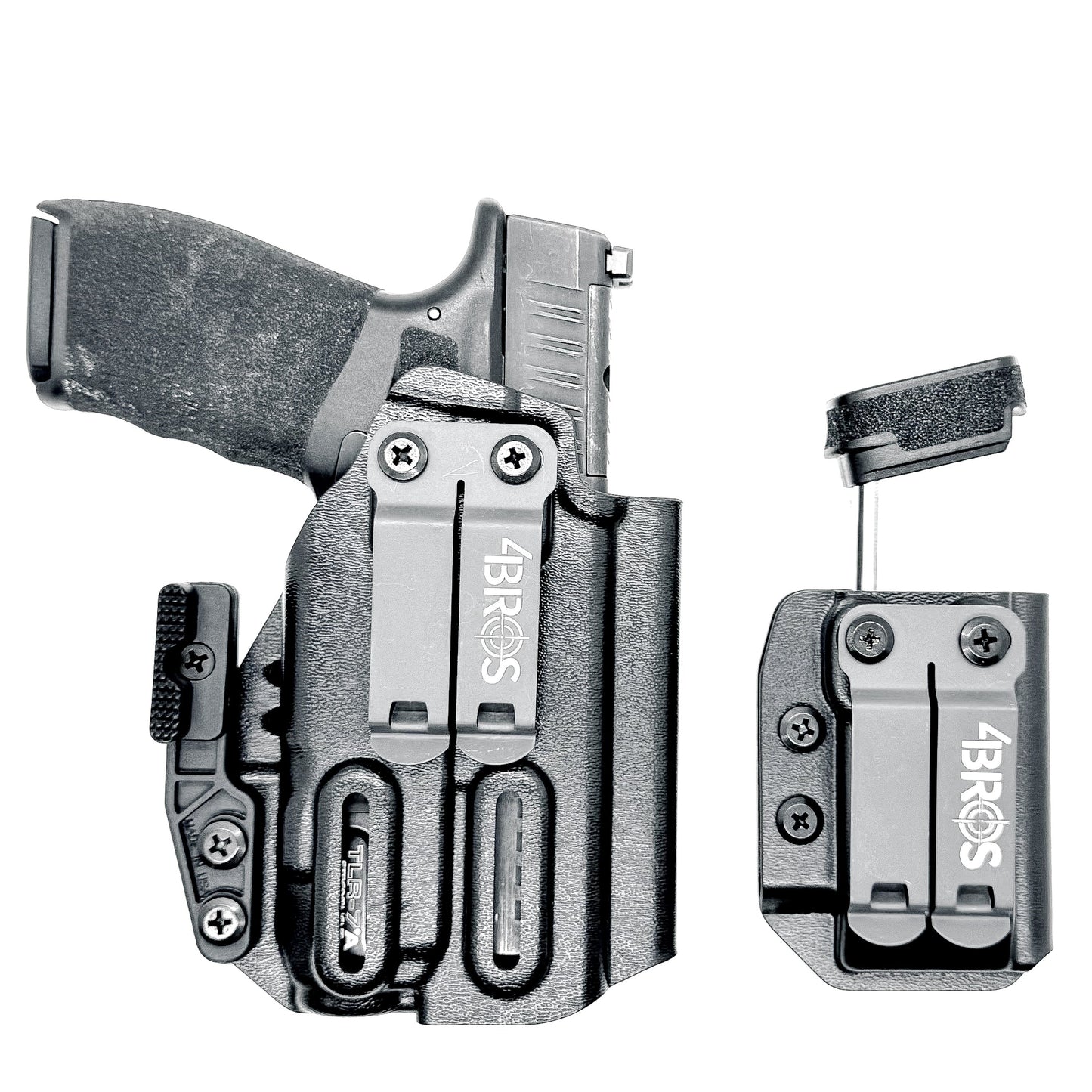 Four Brothers Springfield Hellcat Pro & TLR-7 X/A IWB RH Holster with Magazine Carrier Combo