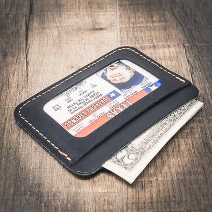 Bull Sheath Leather Pflugerville Card Wallet