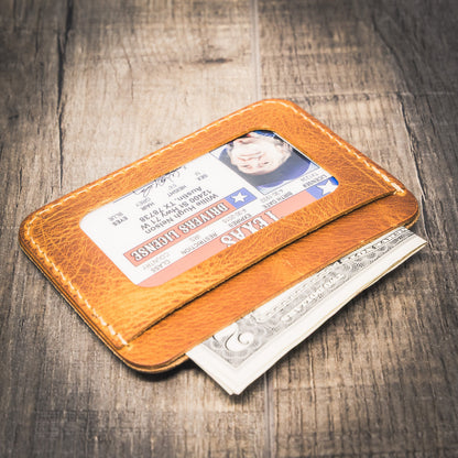 Bull Sheath Leather Pflugerville Card Wallet