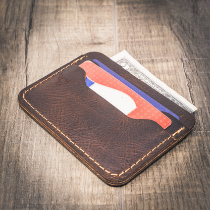 Bull Sheath Leather Pflugerville Card Wallet